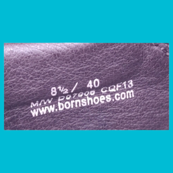 Born Sz 8.5 M/W Brown Distressed Leather Bootie Ankle Boot Cushioned 3 inch Heel - Picture 5 of 15